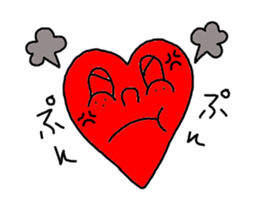 kimoi heart sticker #10282884