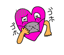 kimoi heart sticker #10282885