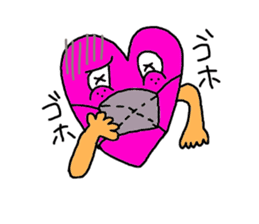kimoi heart sticker #10282885