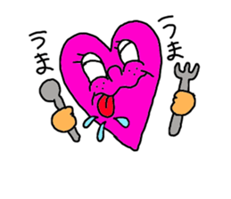 kimoi heart sticker #10282888