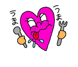 kimoi heart sticker #10282888