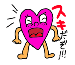 kimoi heart sticker #10282889