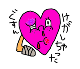 kimoi heart sticker #10282891