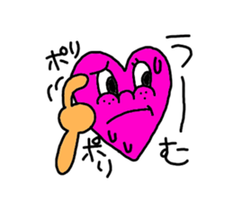 kimoi heart sticker #10282894