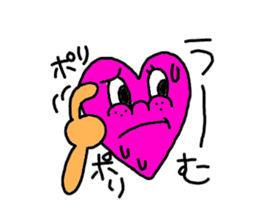 kimoi heart sticker #10282894