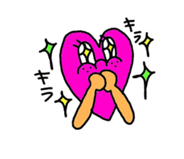 kimoi heart sticker #10282895