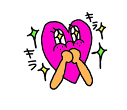 kimoi heart sticker #10282895