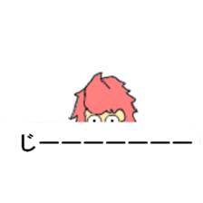 Balloon sticker of the red of the dwarf sticker #10283034