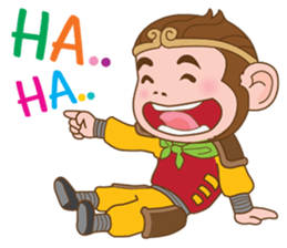 Monkeys and their friends sticker #10283475