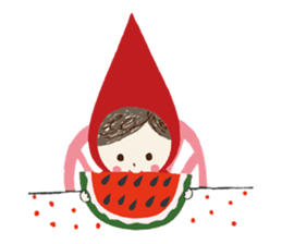 Cute Red sticker #10283591