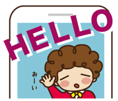 woman office worker[Words to use well] sticker #10283699