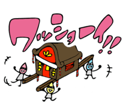 Daily lives of odiradio-kun sticker #10284897