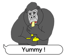 Message from the gorilla of the gorilla sticker #10285139