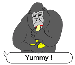 Message from the gorilla of the gorilla sticker #10285139