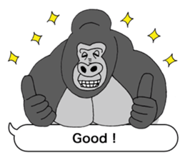 Message from the gorilla of the gorilla sticker #10285142