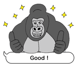 Message from the gorilla of the gorilla sticker #10285142