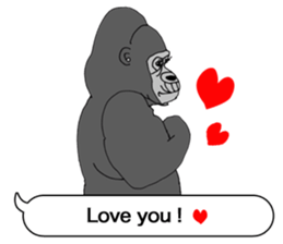Message from the gorilla of the gorilla sticker #10285146