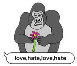 Message from the gorilla of the gorilla sticker #10285160
