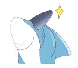 Happy Shark sticker #10285297