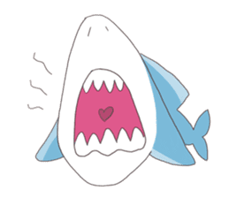 Happy Shark sticker #10285303