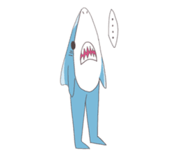 Happy Shark sticker #10285310