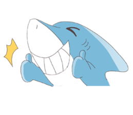 Happy Shark sticker #10285314