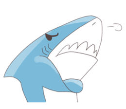 Happy Shark sticker #10285325