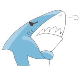 Happy Shark sticker #10285325