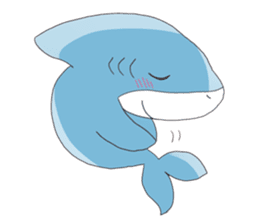 Happy Shark sticker #10285331