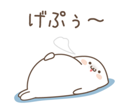 Sticker of a cute seal6 sticker #10285429