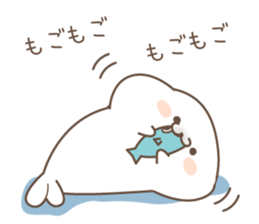 Sticker of a cute seal6 sticker #10285435