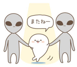 Sticker of a cute seal6 sticker #10285455