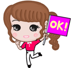 Sweet girl 1 sticker #10286583