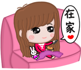 Sweet girl 1 sticker #10286597