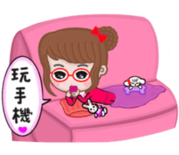 Sweet girl 1 sticker #10286603