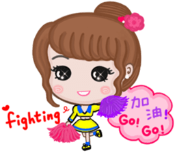 Sweet girl 1 sticker #10286605