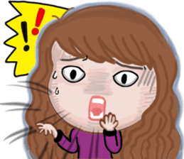 Sweet girl 1 sticker #10286608