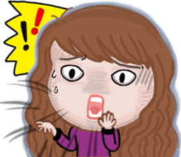 Sweet girl 1 sticker #10286608