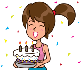 Healthy Sporty Girl sticker #10286627