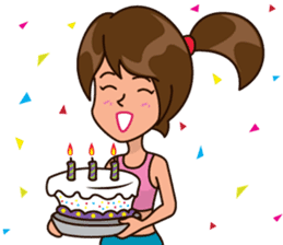 Healthy Sporty Girl sticker #10286627