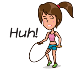 Healthy Sporty Girl sticker #10286628