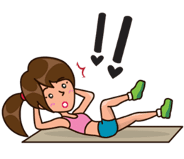 Healthy Sporty Girl sticker #10286634