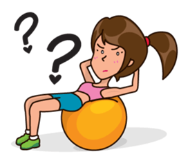 Healthy Sporty Girl sticker #10286635