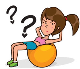 Healthy Sporty Girl sticker #10286635