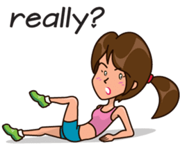 Healthy Sporty Girl sticker #10286636