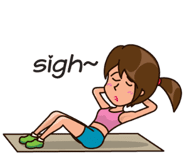 Healthy Sporty Girl sticker #10286638