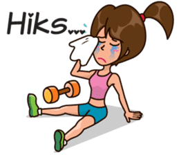 Healthy Sporty Girl sticker #10286641