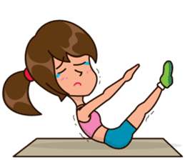 Healthy Sporty Girl sticker #10286642
