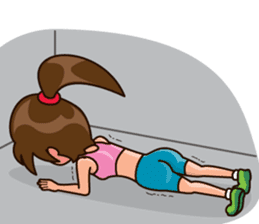 Healthy Sporty Girl sticker #10286643