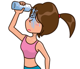 Healthy Sporty Girl sticker #10286645